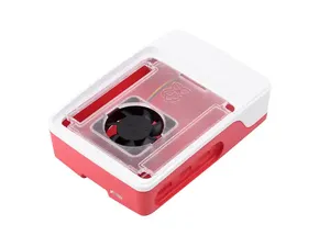 EParthub-Funda oficial para Raspberry Pi 5, ventilador PWM con PIN GPIO, color rojo/blanco - Product Image 6