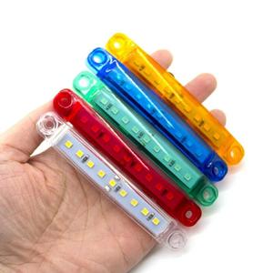 <strong>12</strong>-<strong>24V</strong> Truck Side Warning <strong>Light</strong> 9 <strong>LED</strong> Multi-color Waterproof Car Width Lamp Trailer Bus Van Signal Marker Bulb - Product Image 6