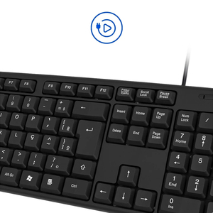 フルサイズスリム低プロファイルUSB有線ビジネスオフィスキーボード無声人間工学に基づいた膜キーボードMacおよびPCデスクトップ用 - Product Image 6