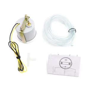 มาตรวัดความดันเทอร์โบอัตโนมัติสำหรับรถแข่งขนาด2 "52มม. 12V 30In 35PSI เลนส์ควันชุดเทอร์โบจอแสดงผลสีขาว LED เครื่องวัดความดันเทอร์โบ - Product Image 3
