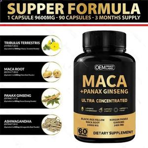 Hot-selling Maca Man Power Plus capsules, Maca Koreaanse rode ginseng extract capsules, Maca wortel capsules, penisvergroting. - Product Image 4