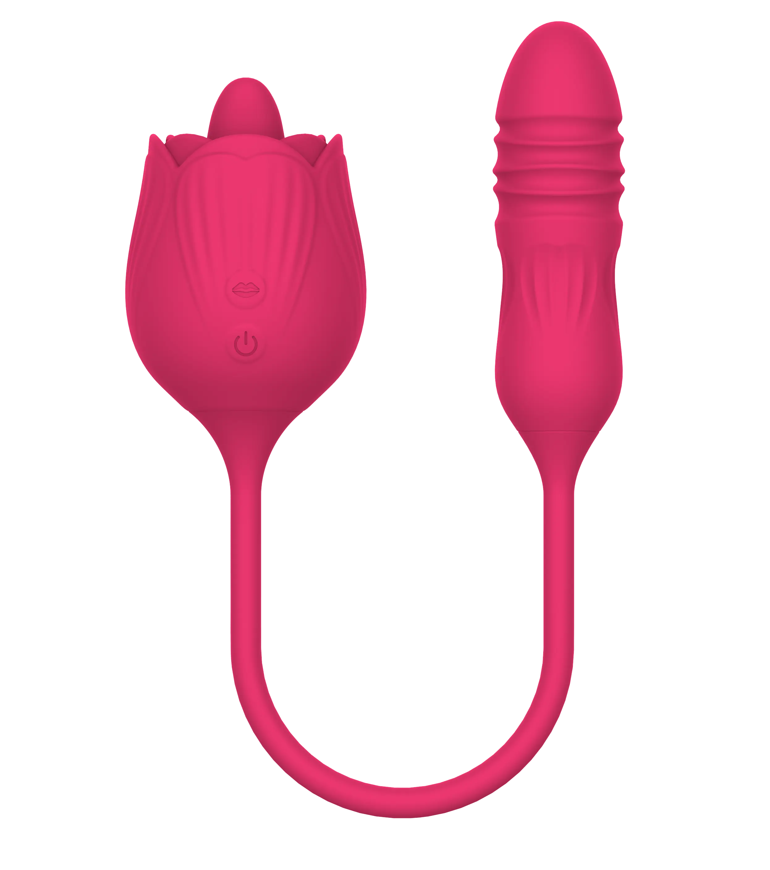 Rose Vibrator lưỡi liếm âm vật mút massage thủ dâm tự động Đồ chơi tình dục Dương vật giả cho phụ nữ