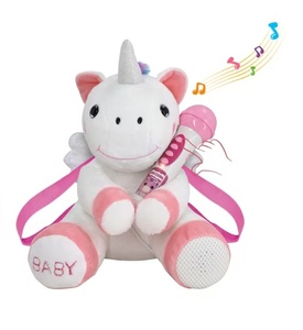 FiveStar peluche unicorno zaino con microfono, canzoni, luce, impara a cantare giocattoli per bambini 3 + anni ragazzi e ragazze regali - Product Image 2