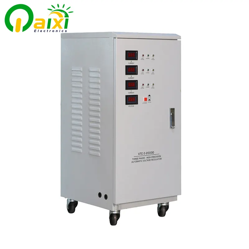 Regulador de voltagem automático 240-450vac 380v, saída 20kva avr
