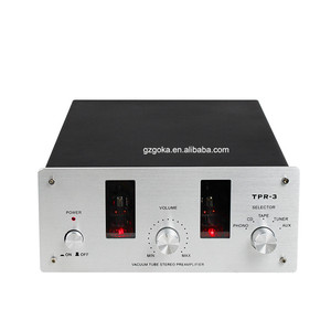 Tube Phono Turntable Preamplifier Mini Home HiFi Stereo MM/MC Turntable Preamp with RCA <strong>Input</strong>&amp;<strong>Output</strong>