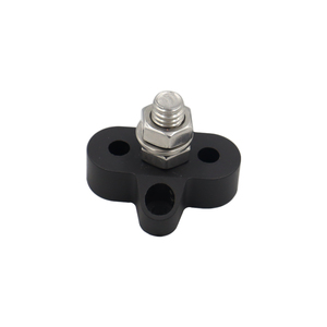 母线M10配电块3/8 ”正单电源接线柱绝缘接线柱重型48V，黑色 - Product Image 5
