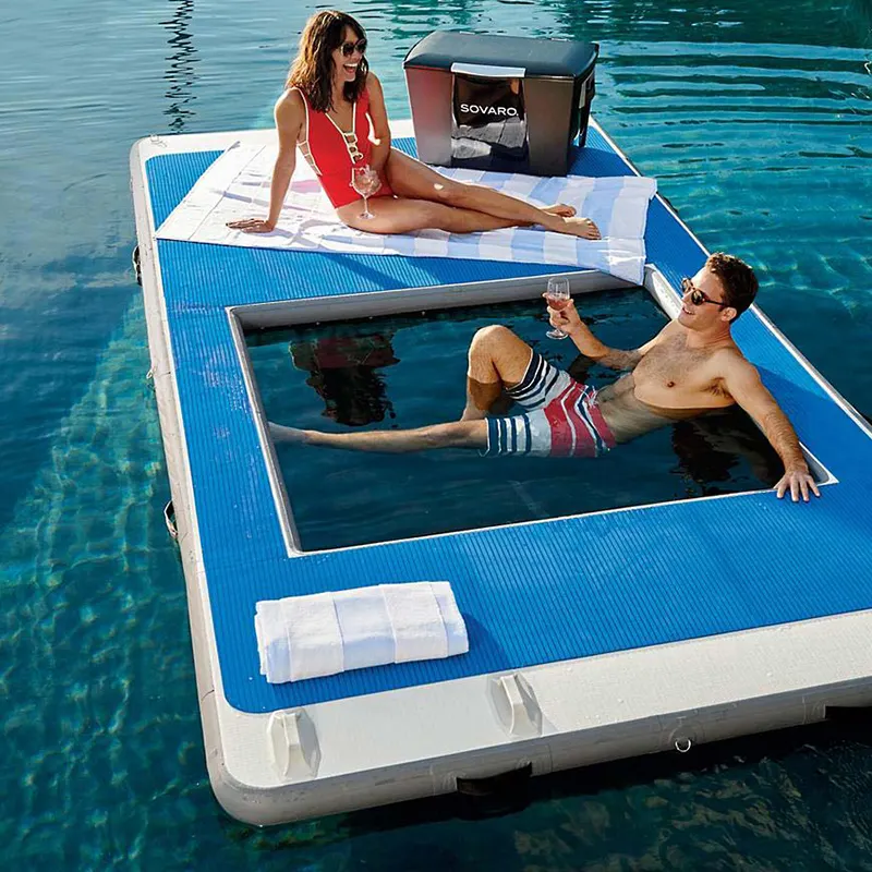 Высококачественный надувной остров, плавающая лодка, плавательный бассейн для детей
