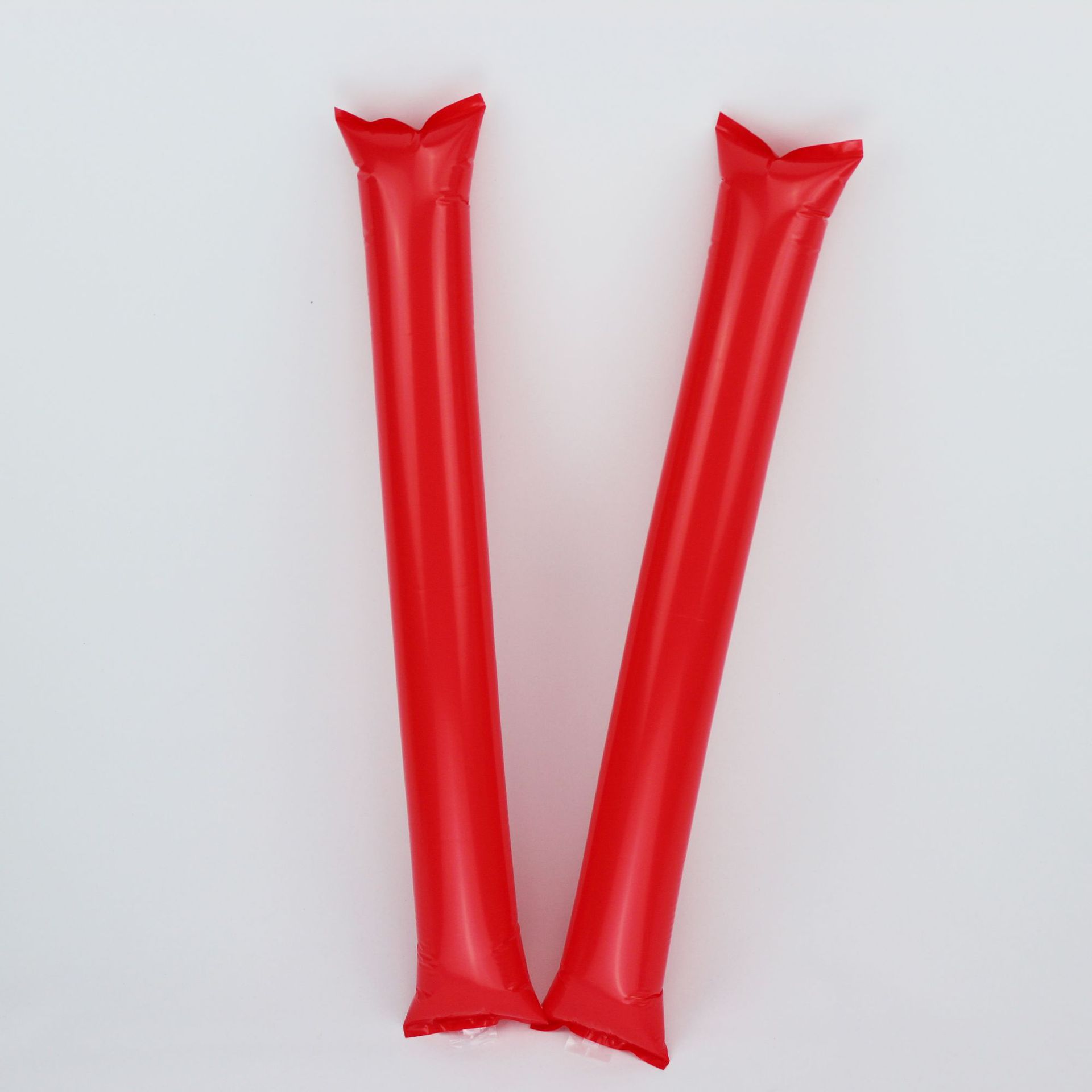 Red inflatable stick