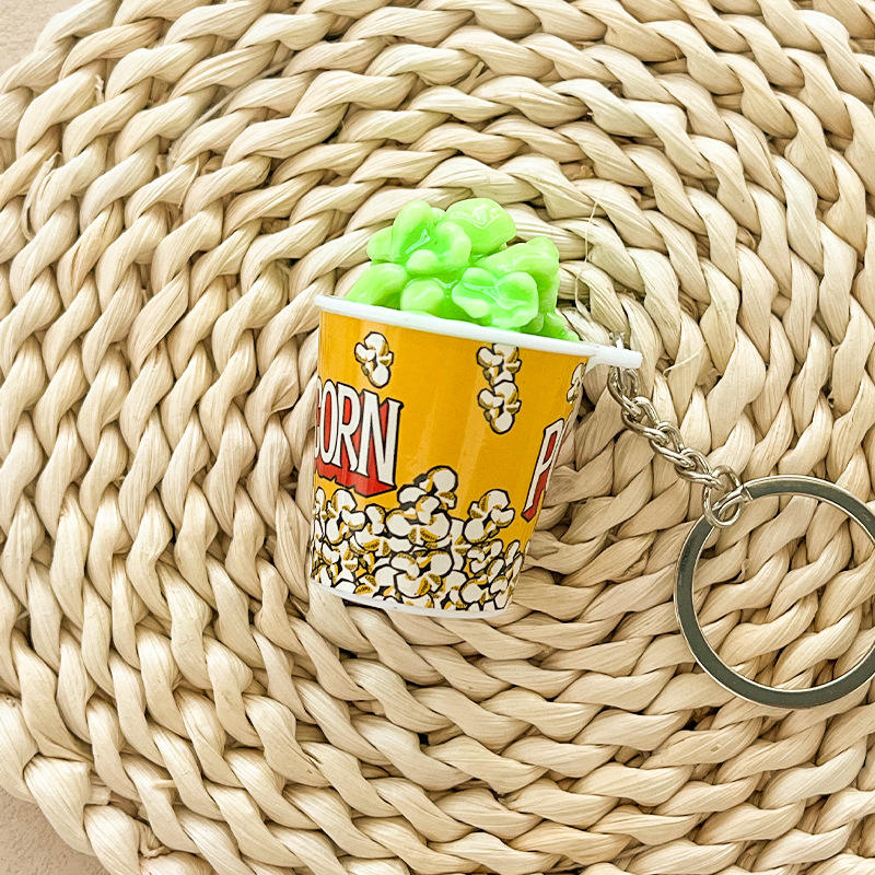 ถังป๊อปคอร์นสีเขียว