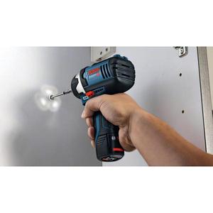 BOSCH - 06019A6977 GDR 12V-105-インパクトドライバー12 V 105 Nm 2 2Ahバッテリーと充電器付き - Product Image 4