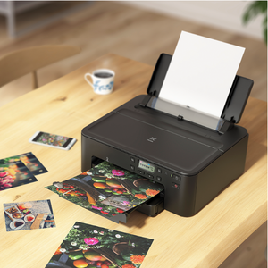 ForCano-n TS708t PIXMA无线5色喷墨家用和商用照片打印机双面文件办公打印光盘打印机