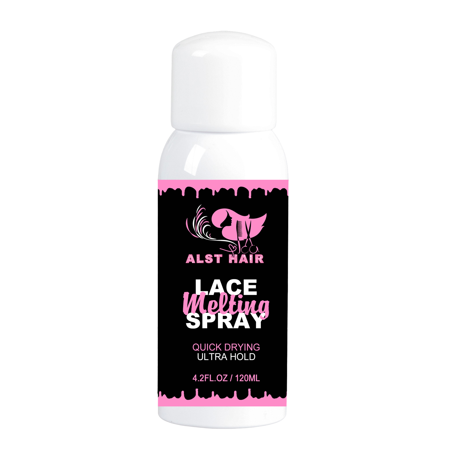 Pulvérisation de fonte de dentelle de bouteille blanche