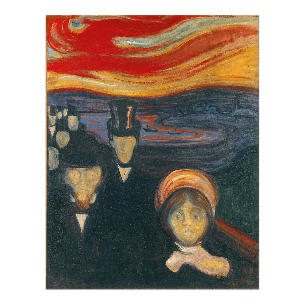 Riproduzione di grande qualità famoso pittore espressista Edvard Munch dipinti ad olio