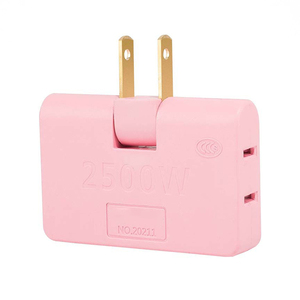 Enchufe de extensión 3 en 1, Mini adaptador de salida inalámbrico Delgado, convertidor de enchufe giratorio práctico - Product Image 3