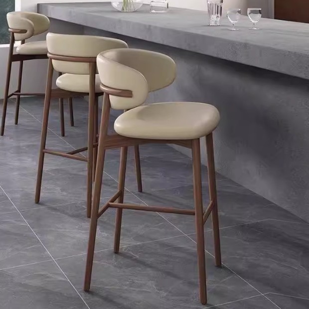 Style b-75 cm high-walnut napa leather