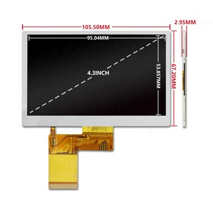 PC043IA25-B9 Original New Factory 4.3 inch <strong>LCD</strong> <strong>display</strong> module 480*272 <strong>TTL</strong> <strong>interface</strong> 40PIN medical industrial <strong>LCD</strong> <strong>display</strong> screen