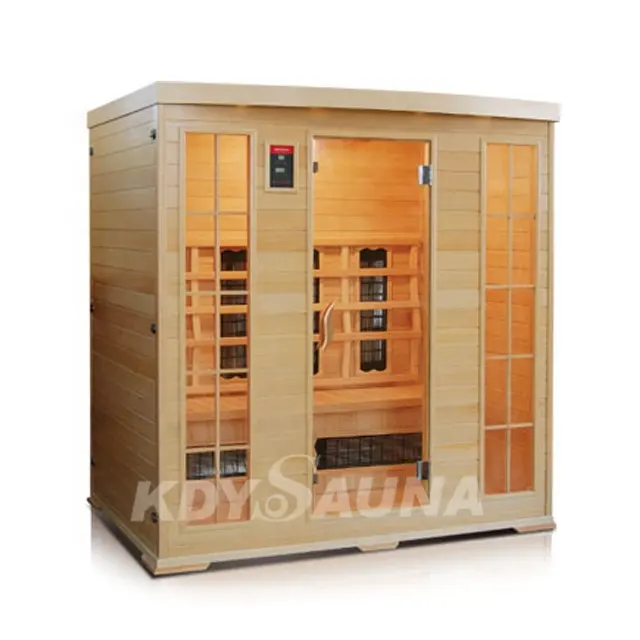 Sala de Sauna de infrarrojos lejanos con generador de sal utilizado para terapia de sal, 4 piezas