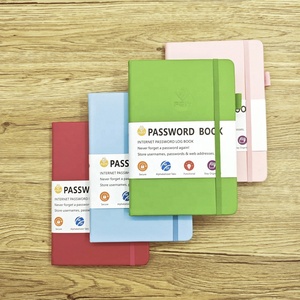 Alfabetik sekmeler ile şifre not defteri özel dizüstü çevre dostu Internet adresi kaleci Logbook - Product Image 5