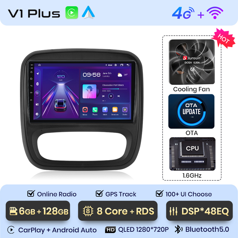 V1 PLUS 6+128 Go 9 pouces