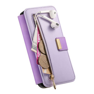 Magnetic Flip Leather case for One Plus Nord <strong>CE4</strong>/Ace 3V, for Sony Xperia 1 VI Zipper Style Wallet case Pouch Cover - Product Image 2
