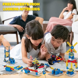 Hot Selling STEM <strong>Science</strong> and Education Particle <strong>Building</strong> <strong>Blocks</strong> Machinery DIY Assembly Engineering <strong>Building</strong> Bricks Toys for Kids - Product Image 2