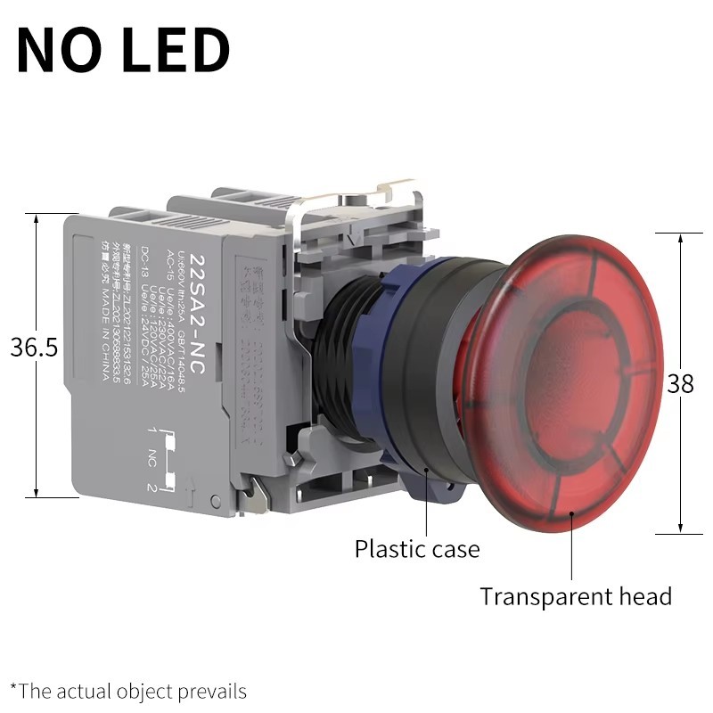 SA2M4 rojo sin led