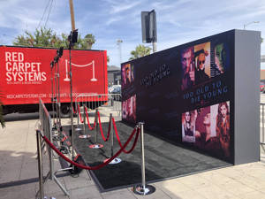 Hàng rào giao thông hàng đợi dây đai kiểm soát đám đông với thảm đỏ dây cột - Product Image 6