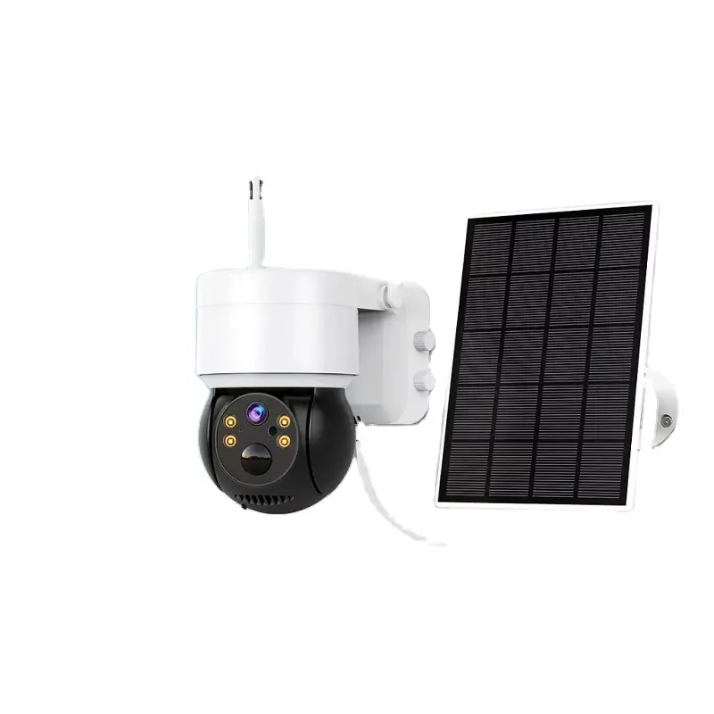 2MP 2K Outdoor 360 PTZ Cam Ubox Solar Cameras Tuya PIR GSM LTE 4G SIM Card Alarm CCTV IP Network Security Surveillance Camera