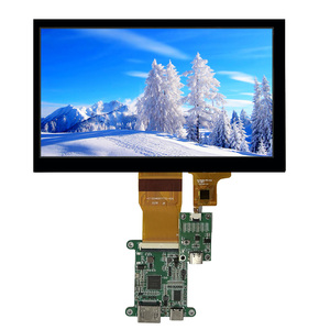 Pantalla de 7,0 pulgadas Interfaz de interfaz de audio y video 1024*600 TODA la visualización Módulo LCD TFT de brillo de 300NITs con CTP - Product Image 3