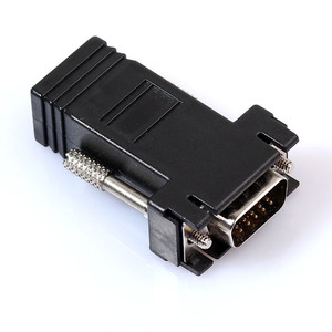 VGA 15PIN Extender Hembra a Lan Cat5 Cat5e/6 RJ45 Ethernet Adaptador Hembra - Product Image 6