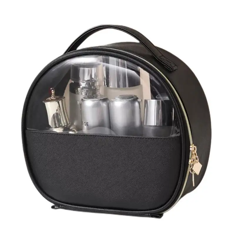 Коробка для хранения стильная сумка для стирки косметичка ПВХ сумка на молнии Прозрачная женская большая вместимость переносная дорожная национальная