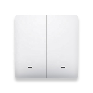 智能家居产品图雅智能生活开关zigbee 2组单点击场景开关无线场景开关 - Product Image 4