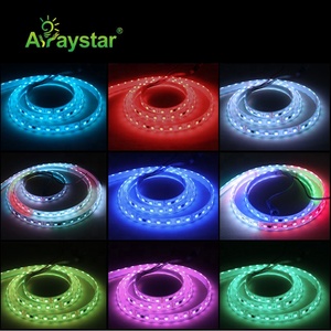 แถบไฟ LED UCS512 DMX512พิกเซลกันน้ำ5050 RGB 72 Leds/M แถบ LED ดิจิตอลแบบระบุที่อยู่ได้สำหรับจัด IP67แนวนอน - Product Image 4