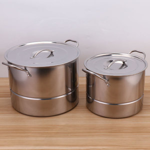 Bền thân thiện với môi 4 cái thép không gỉ nấu ăn Chậu đặt 30cm cảm ứng dưới cho gas cho nhà hàng và khách sạn - Product Image 4