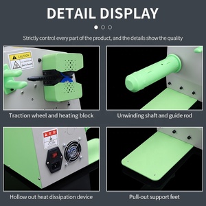 Hulu phim tự động vành đai miễn phí Inflator điền chống thả bong bóng phim Đệm túi không khí gối đệm không khí Con lăn máy đóng gói - Product Image 5