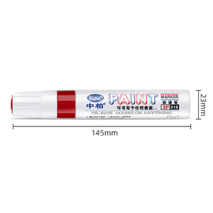 SP518 per esterni con punta a scalpello largo pennarello pennarello per vernice a base di olio Multi-superficie opaco con inchiostro permanente