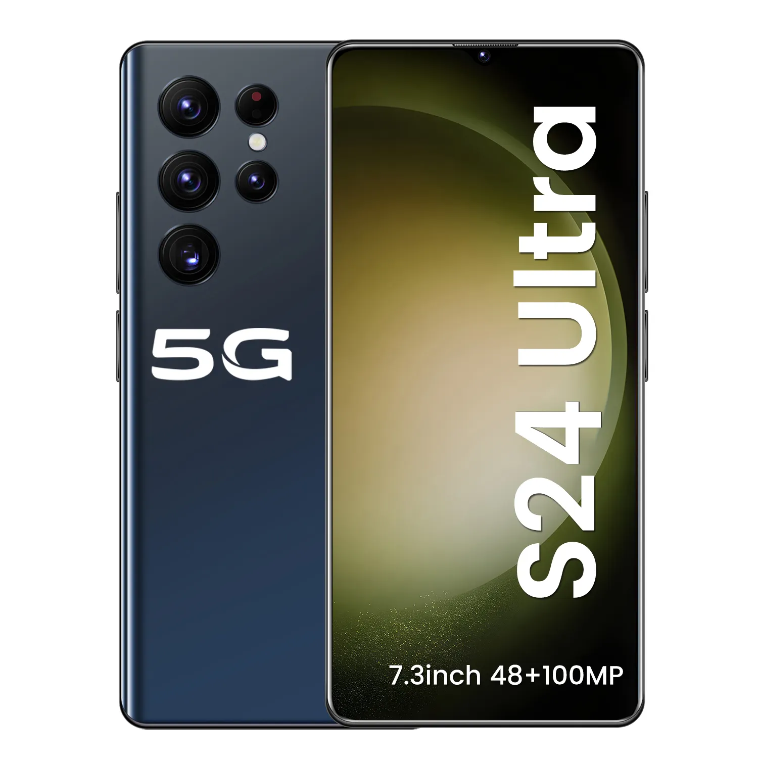 Smartphone S24 Ultra original de 7.3 polegadas 16GB+1TB 48MP+100MP para celular, celular para jogos Android 13 Smartphone 5G, mais vendido