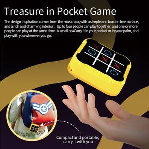 New Arrival Tic-Tac-Toe Game Handheld Educational Puzzle Game Portable Home Board <strong>Toy</strong> Memory Growth Game for Children - Product Image 4