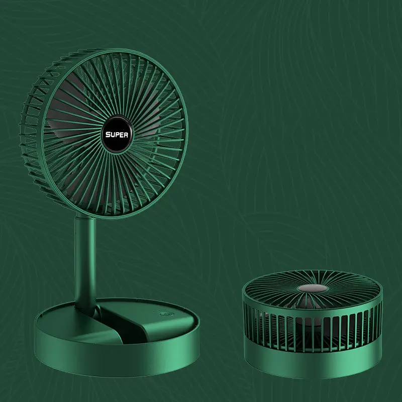 2024 nuovo pieghevole USB mini per tutti gli usi da tavolo ventilatore da tavolo da campeggio tavolo ricaricabile ventilatore da tavolo