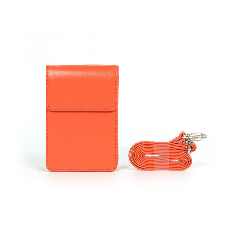 Mini link+ leather case-orange