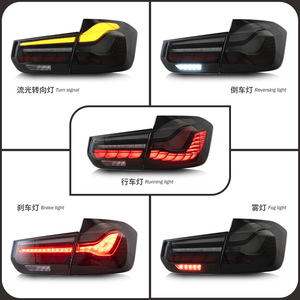 MRD עבור BMW F30 F35 2013-2018 כפולה הדרקון סולמות <span class=keywords><strong>Led</strong></span> זנב אור <span class=keywords><strong>Led</strong></span> רכב זנב מנורת אור להפסיק מנורה
