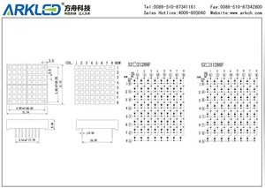 1.2นิ้ว8X8 RGB ดอทเมทริกซ์จอแสดงผล LED - Product Image 6