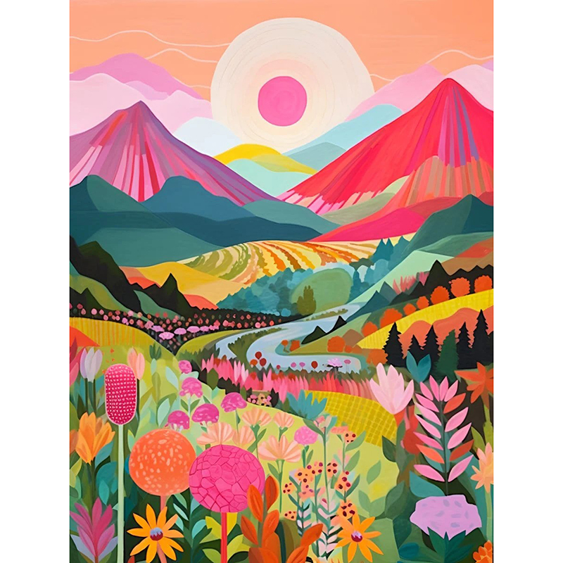 Paysage coloré 14