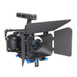 YELANGU C500 DSLR וידאו מצלמה כף יד כלוב ערכת צילומי סרט ציוד עם בצע פוקוס מט תיבה