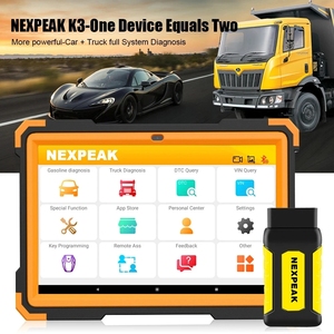 NEXPEAK K3大型OBD2スキャナーキープログラマーおよび診断ツール用トラックおよび車のコーディングリーダー