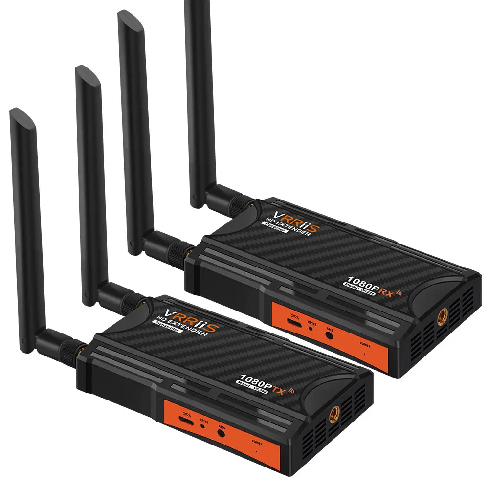 Plug and Play 870ft Wireless HDMI Extensor 1tx para 4rx IR remoto 1080P Vídeo áudio sem fio hdmi Transmissor Receptor