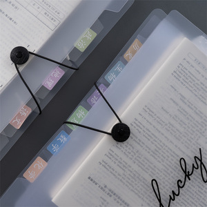 ที่กำหนดเองการนำเสนอปกแข็ง A4ขนาด <span class=keywords><strong>Pp</strong></span> 5กระเป๋าถุงเอกสารแฟ้มแขวนพลาสติกขยายโฟลเดอร์แฟ้ม - Product Image 4