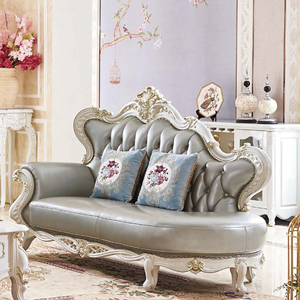 Canapé <span class=keywords><strong>divan</strong></span> européen de luxe en cuir et bois sculptés à la main, canapé artistique en bois sculpté pour la décoration intérieure moderne - Product Image 6