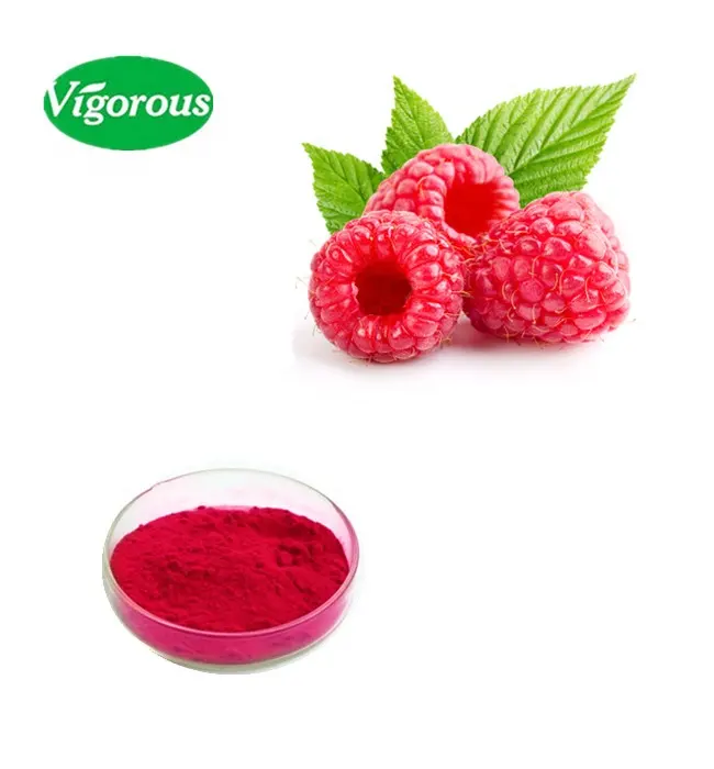 Poudre de ketone de raspberry 100% naturelle, 18% sticker, extrait de raspberry organique