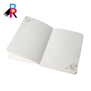 Wholesale A5 School <strong>Notebooks</strong> Fabric Cover Spiral/Sewn/Saddle Stitch <strong>Binding</strong> Grid Lines Print Student <strong>Notebook</strong> - Product Image 2